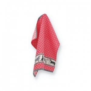 Theedoek - Honden - Rood